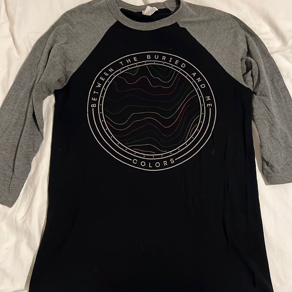 Men’s small baseball shirt. Between the Buried and Me Colors Tour shirt. Concert